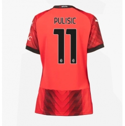 AC Milan Christian Pulisic #11 Hjemmedrakt Dame 2023-24 Kortermet