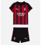 AC Milan Rafael Leao #10 Hjemmedraktsett Barn 2025-26 Kortermet (+ Korte bukser)