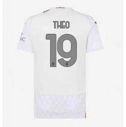 AC Milan Theo Hernandez #19 Bortedrakt Dame 2023-24 Kortermet
