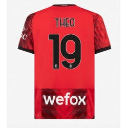 AC Milan Theo Hernandez #19 Hjemmedrakt 2023-24 Kortermet