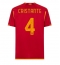AS Roma Bryan Cristante #4 Hjemmedrakt 2023-24 Kortermet