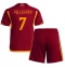 AS Roma Lorenzo Pellegrini #7 Hjemmedraktsett Barn 2023-24 Kortermet (+ Korte bukser)