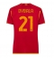 AS Roma Paulo Dybala #21 Hjemmedrakt Dame 2023-24 Kortermet