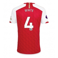 Arsenal Benjamin White #4 Hjemmedrakt 2023-24 Kortermet