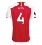 Arsenal Benjamin White #4 Hjemmedrakt 2023-24 Kortermet