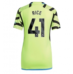 Arsenal Declan Rice #41 Bortedrakt Dame 2023-24 Kortermet