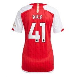 Arsenal Declan Rice #41 Hjemmedrakt Dame 2023-24 Kortermet