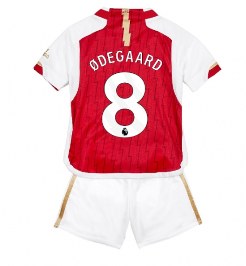 Arsenal Martin Odegaard #8 Hjemmedraktsett Barn 2023-24 Kortermet (+ Korte bukser)
