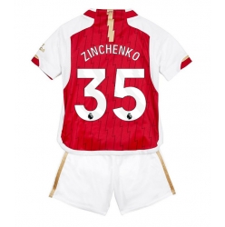 Arsenal Oleksandr Zinchenko #35 Hjemmedraktsett Barn 2023-24 Kortermet (+ Korte bukser)