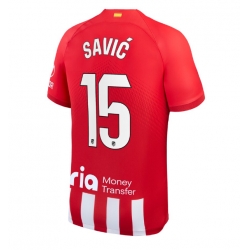 Atletico Madrid Stefan Savic #15 Hjemmedrakt 2023-24 Kortermet