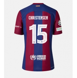 Barcelona Andreas Christensen #15 Hjemmedrakt 2023-24 Kortermet