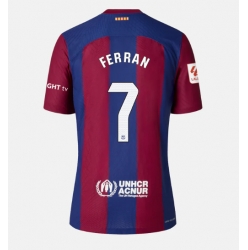 Barcelona Ferran Torres #7 Hjemmedrakt Dame 2023-24 Kortermet