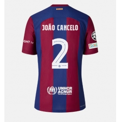 Barcelona Joao Cancelo #2 Hjemmedrakt 2023-24 Kortermet