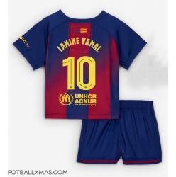 Barcelona Lamine Yamal #10 Hjemmedraktsett Barn 2025-26 Kortermet (+ Korte bukser)