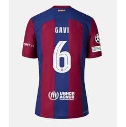 Barcelona Paez Gavi #6 Hjemmedrakt 2023-24 Kortermet