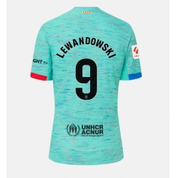 Barcelona Robert Lewandowski #9 Tredjedrakt Dame 2023-24 Kortermet
