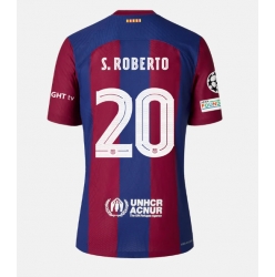 Barcelona Sergi Roberto #20 Hjemmedrakt 2023-24 Kortermet