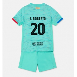 Barcelona Sergi Roberto #20 Tredjedraktsett Barn 2023-24 Kortermet (+ Korte bukser)