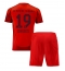 Bayern Munich Alphonso Davies #19 Hjemmedraktsett Barn 2024-25 Kortermet (+ Korte bukser)