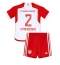 Bayern Munich Dayot Upamecano #2 Hjemmedraktsett Barn 2023-24 Kortermet (+ Korte bukser)