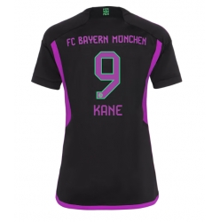 Bayern Munich Harry Kane #9 Bortedrakt Dame 2023-24 Kortermet