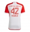 Bayern Munich Jamal Musiala #42 Hjemmedrakt 2023-24 Kortermet
