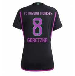 Bayern Munich Leon Goretzka #8 Bortedrakt Dame 2023-24 Kortermet