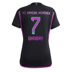 Bayern Munich Serge Gnabry #7 Bortedrakt Dame 2023-24 Kortermet