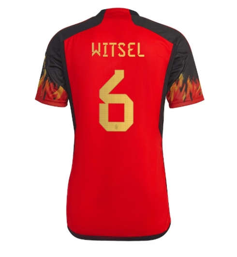Belgia Axel Witsel #6 Hjemmedrakt VM 2022 Kortermet