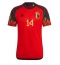 Belgia Dries Mertens #14 Hjemmedrakt VM 2022 Kortermet
