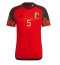 Belgia Jan Vertonghen #5 Hjemmedrakt VM 2022 Kortermet