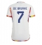 Belgia Kevin De Bruyne #7 Bortedrakt VM 2022 Kortermet