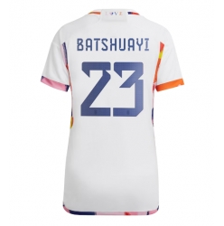Belgia Michy Batshuayi #23 Bortedrakt Dame VM 2022 Kortermet