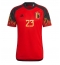 Belgia Michy Batshuayi #23 Hjemmedrakt VM 2022 Kortermet