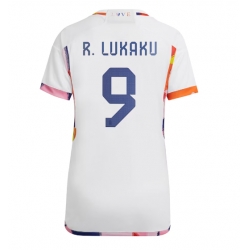 Belgia Romelu Lukaku #9 Bortedrakt Dame VM 2022 Kortermet