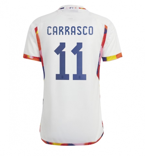 Belgia Yannick Carrasco #11 Bortedrakt VM 2022 Kortermet