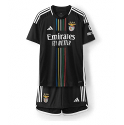 Benfica Bortedraktsett Barn 2023-24 Kortermet (+ Korte bukser)