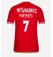 Benfica David Neres #7 Hjemmedrakt 2023-24 Kortermet