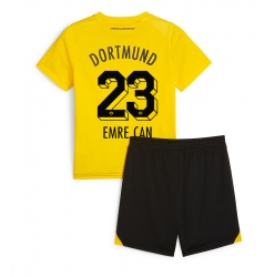 Borussia Dortmund Emre Can #23 Hjemmedraktsett Barn 2023-24 Kortermet (+ Korte bukser)