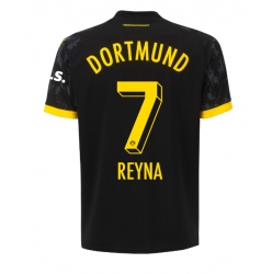 Borussia Dortmund Giovanni Reyna #7 Bortedrakt 2023-24 Kortermet