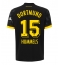 Borussia Dortmund Mats Hummels #15 Bortedrakt 2023-24 Kortermet