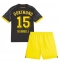 Borussia Dortmund Mats Hummels #15 Bortedraktsett Barn 2023-24 Kortermet (+ Korte bukser)