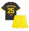 Borussia Dortmund Niklas Sule #25 Bortedraktsett Barn 2023-24 Kortermet (+ Korte bukser)