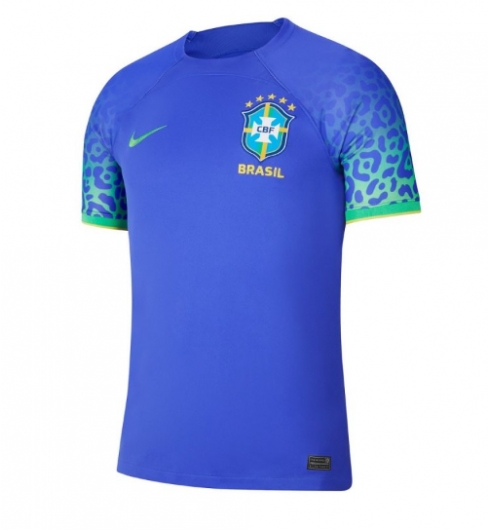 Brasil Bortedrakt VM 2022 Kortermet