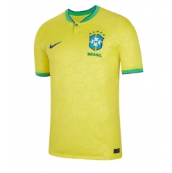 Brasil Hjemmedrakt VM 2022 Kortermet