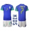 Brasil Lucas Paqueta #7 Bortedraktsett Barn VM 2022 Kortermet (+ Korte bukser)