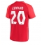 Canada Jonathan David #20 Hjemmedrakt VM 2022 Kortermet