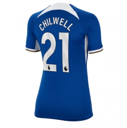 Chelsea Ben Chilwell #21 Hjemmedrakt Dame 2023-24 Kortermet