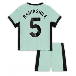 Chelsea Benoit Badiashile #5 Tredjedraktsett Barn 2023-24 Kortermet (+ Korte bukser)