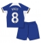 Chelsea Enzo Fernandez #8 Hjemmedraktsett Barn 2023-24 Kortermet (+ Korte bukser)